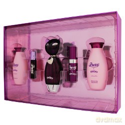 Katy Perry Purr Zestaw - woda perfumowana 100ml spray + żel pod prysznic 120ml + balsam do ciała 120ml + woda perfumowana 15ml spray + woda perfumowana 10ml spray (01019)  [PERFUMY]