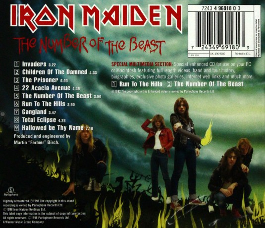 Iron Maiden: The Number Of The Beast [CD]