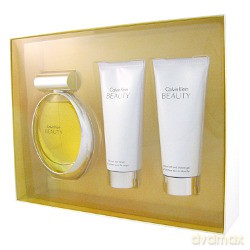 Calvin Klein Beauty Zestaw - woda perfumowana 100ml spray + balsam do ciała 100ml + żel pod prysznic 100ml (35489/38537)  [PERFUMY]