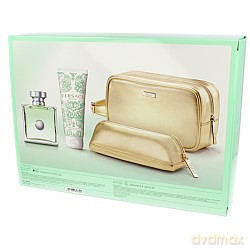 Versace Versense Zestaw - woda toaletowa 100ml spray + balsam do ciała 100ml + 2x kosmetyczka (80734)  [PERFUMY]