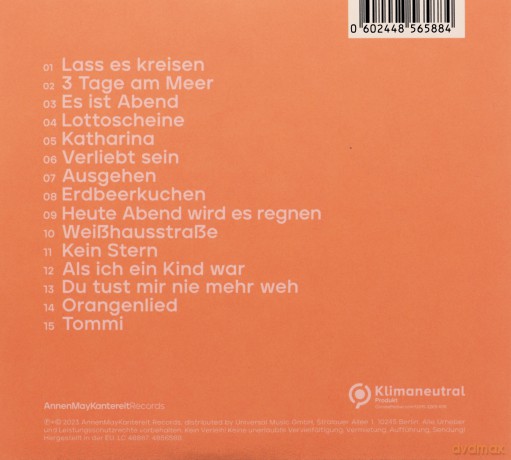 Annenmaykantereit: Es Ist Abend Und Wir Sitzen Bei Mir [CD]