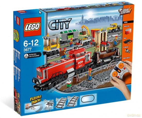 LEGO  3677 Red Cargo Train p2 [KLOCKI]