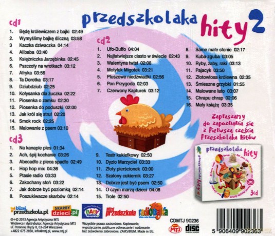 Majka Jeżowska, Zespół Gawęda i inni: Przedszkolaka hity [3CD]