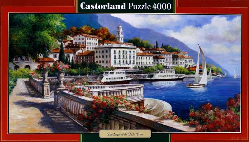 CASTOR 4000 Copy of Idyllic Landscape of the Lake Como C-400010 [PUZZLE]