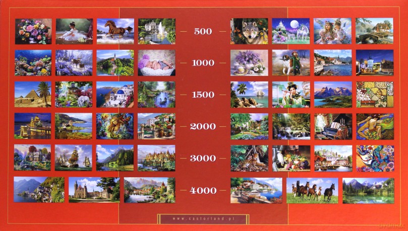 CASTOR 4000 Copy of Town in  the Mountain's Shadow C-400058 [PUZZLE]