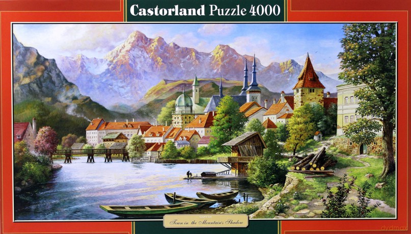 CASTOR 4000 Copy of Town in  the Mountain's Shadow C-400058 [PUZZLE]