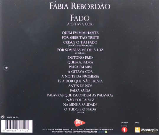 Fabia Rebordao-Fado-A Oitava Cor [CD]