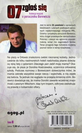 07 zgłoś się tom 08: Dlaczego pan zabił moją mamę - Krzysztof Szmagier [KSIĄŻKA]