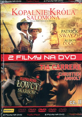 Kopalnie króla Salomona / Łowcy Skarbów. Klątwa Mumii [DVD]