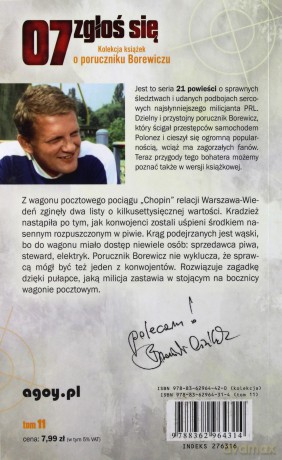 07 zgłoś się tom 11: Wagon pocztowy - Krzysztof Szmagier [KSIĄŻKA]