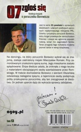 07 zgłoś się tom 13: Strzał na dancingu - Krzysztof Szmagier [KSIĄŻKA]