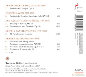 Tomasz Ritter: Fantasies By Chopin Haydn V [CD]