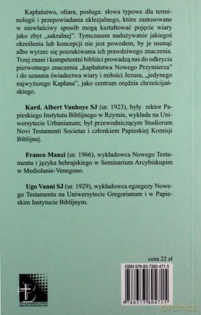 Kapłaństwo Nowego Przymierza - Kard. Albert Vanhoye, Franco Manzi, Ugo Vanni [KSIĄŻKA]