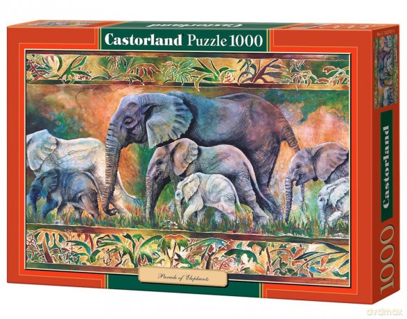 CASTOR 1000 Parade of Elephants C-102747 [PUZZLE]