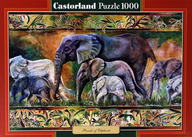 CASTOR 1000 Parade of Elephants C-102747 [PUZZLE]