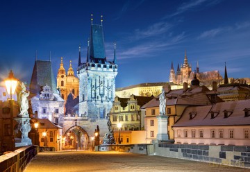 CASTOR 1000 Charles Bridge at Night C-102754 [PUZZLE]