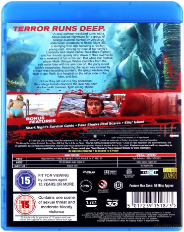 Shark Night 3D (Noc rekinów) [Blu-Ray 3D]