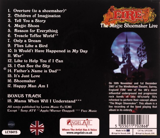 Fire-Magic Shoemaker [CD]