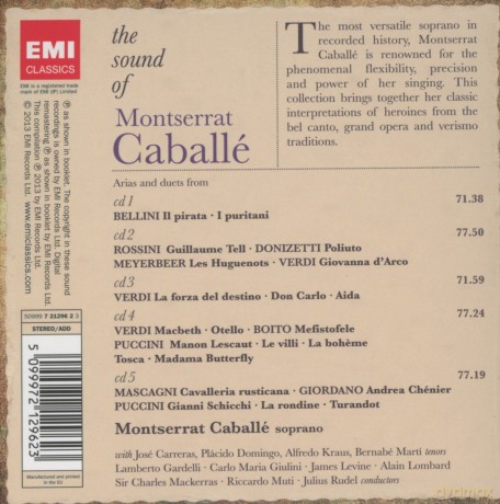 Montserrat Caballe: The Sound Of Monserat Caballe (Limited) [5CD]