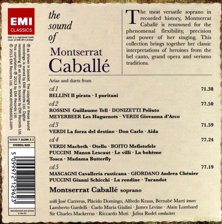 Montserrat Caballe: The Sound Of Monserat Caballe (Limited) [5CD]
