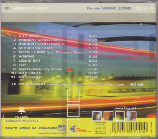 Fly - Ambient City Lounge [CD]
