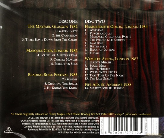 Marillion: Early Stages 1982-1988 - The Highlights [2CD]