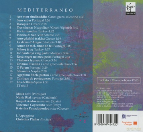 Christina Pluhar: Mediterraneo - Limited (digibook) [CD]+[DVD]