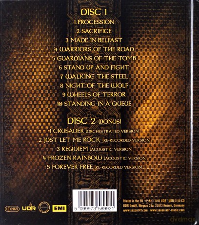 Saxon: Sacrifice (digipack) - Limited [2CD]