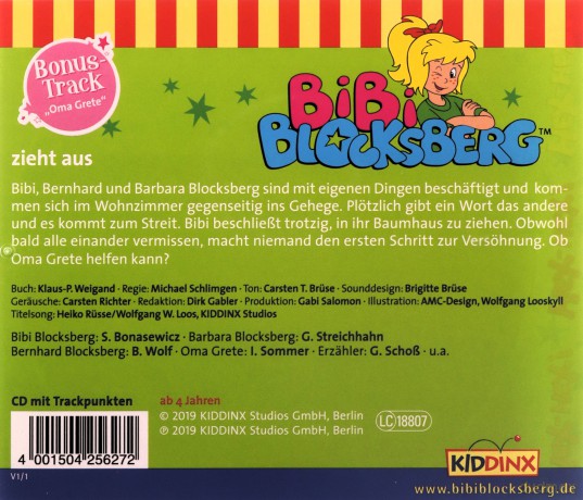 Bibi Blocksberg: Folge 127:Bibi Zieht Aus [CD]