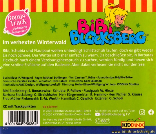 Bibi Blocksberg: Folge 136:Im Verhexten Winterwald [CD]