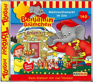 Benjamin Blümchen: Folge 140:Weihnachtsmarkt Im Zoo [CD]