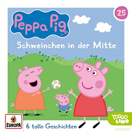 Peppa Pig Hörspiele: Folge 25: Schweinchen In Der Mitte [CD]