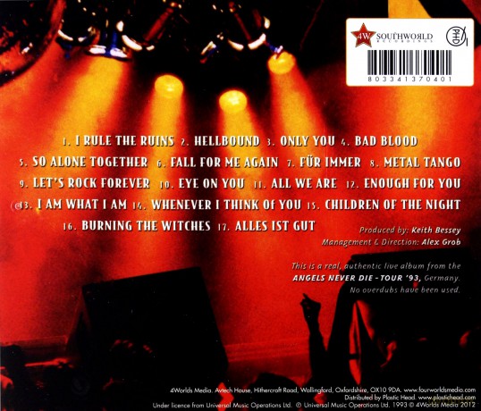 Doro: Live [CD]