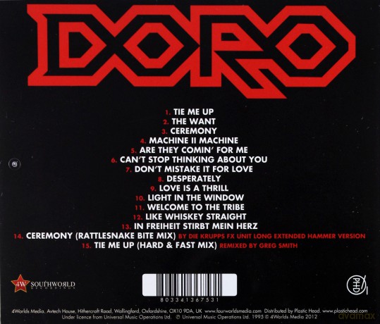 Doro: Machine Ii Machine [CD]
