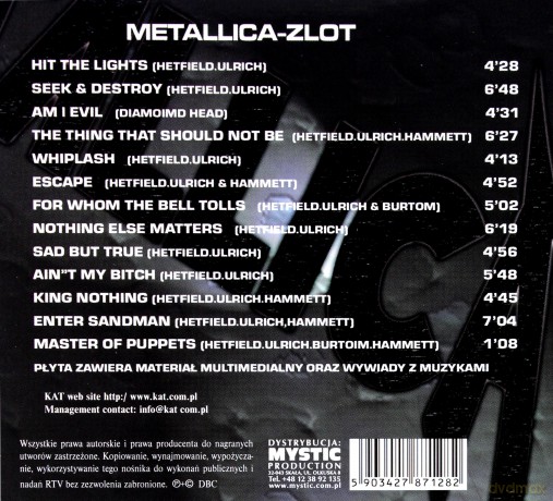 Kat: Metallica Zlot (digipack) [CD]