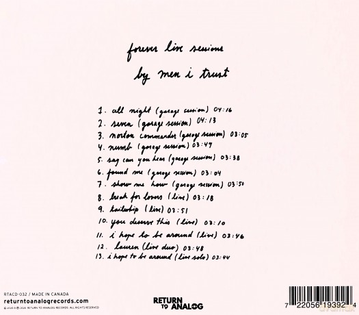 Men I Trust: Forever Live Sessions [CD]