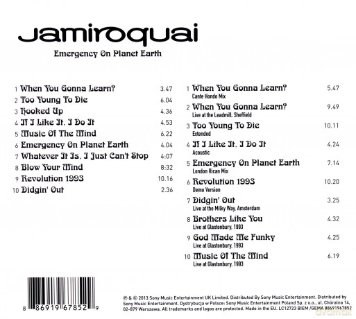 Jamiroquai: Emergency On Planet Earth [2CD]