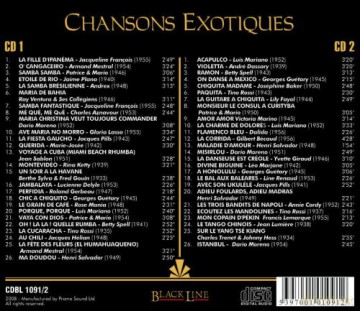 Chansons Exotiques: Francois j,cordy a... [2CD]