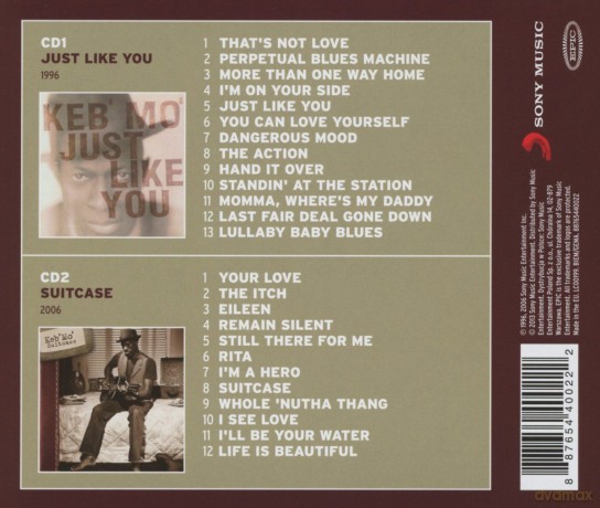 Keb' Mo': Just Like You/Suitcase [2CD]
