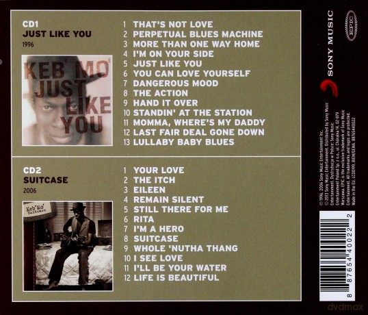 Keb' Mo': Just Like You/Suitcase [2CD]
