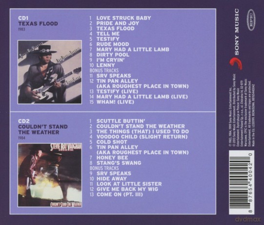 Stevie Ray Vaughan And Double Trouble: Texas Flood/Couldn't Stand The Weather [2CD]