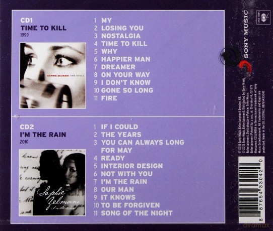 Sophie Zelmani: Time To Kill/I'm The Rain [2CD]