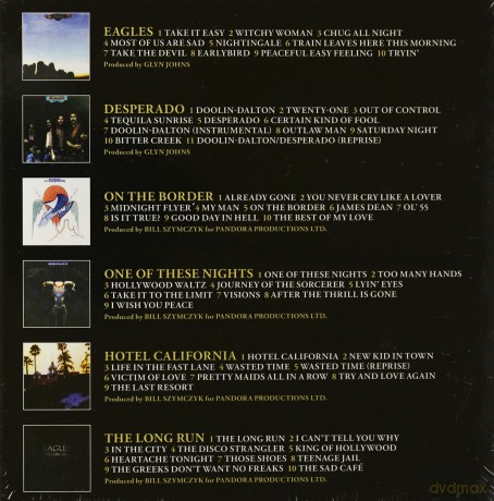Eagles: The Studio Albums 1972-1979 [6CD]