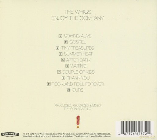 The Whigs: Enjoy The Company (digipack) [CD]