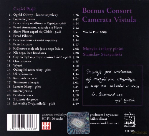 Pasja według św. Jana - S. Szczyciński [CD]