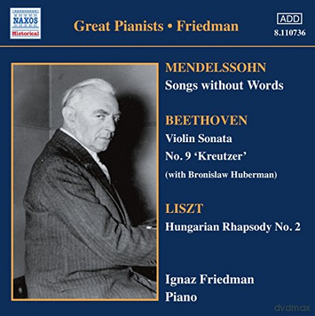 Ignaz Friedman: FRIEDMAN:Comp.Recordings,Vol.4 [CD]