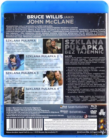 Szklana pułapka Kolekcja: 1+2+3+4 [BOX] [5xBlu-Ray]