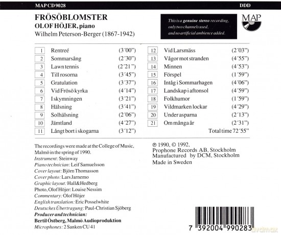 Olof Höjer: Fröseblomster s [CD]