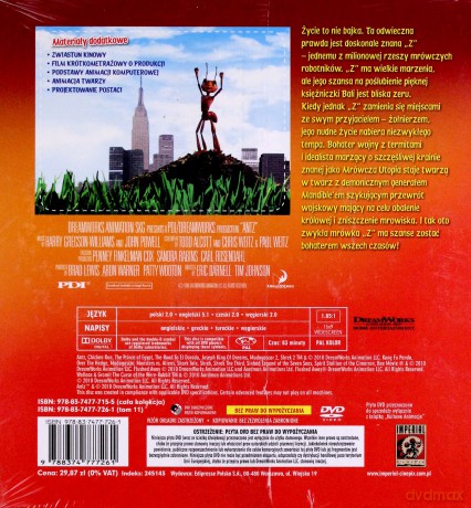 Mrówka Z (booklet) [DVD]