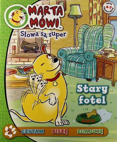 Marta Mówi Słowa Są Super Nr 1 Stary fotel [KSIĄŻKA]